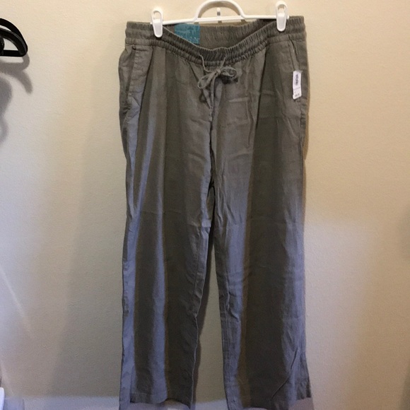 Gray Linen Pants - Picture 1 of 1